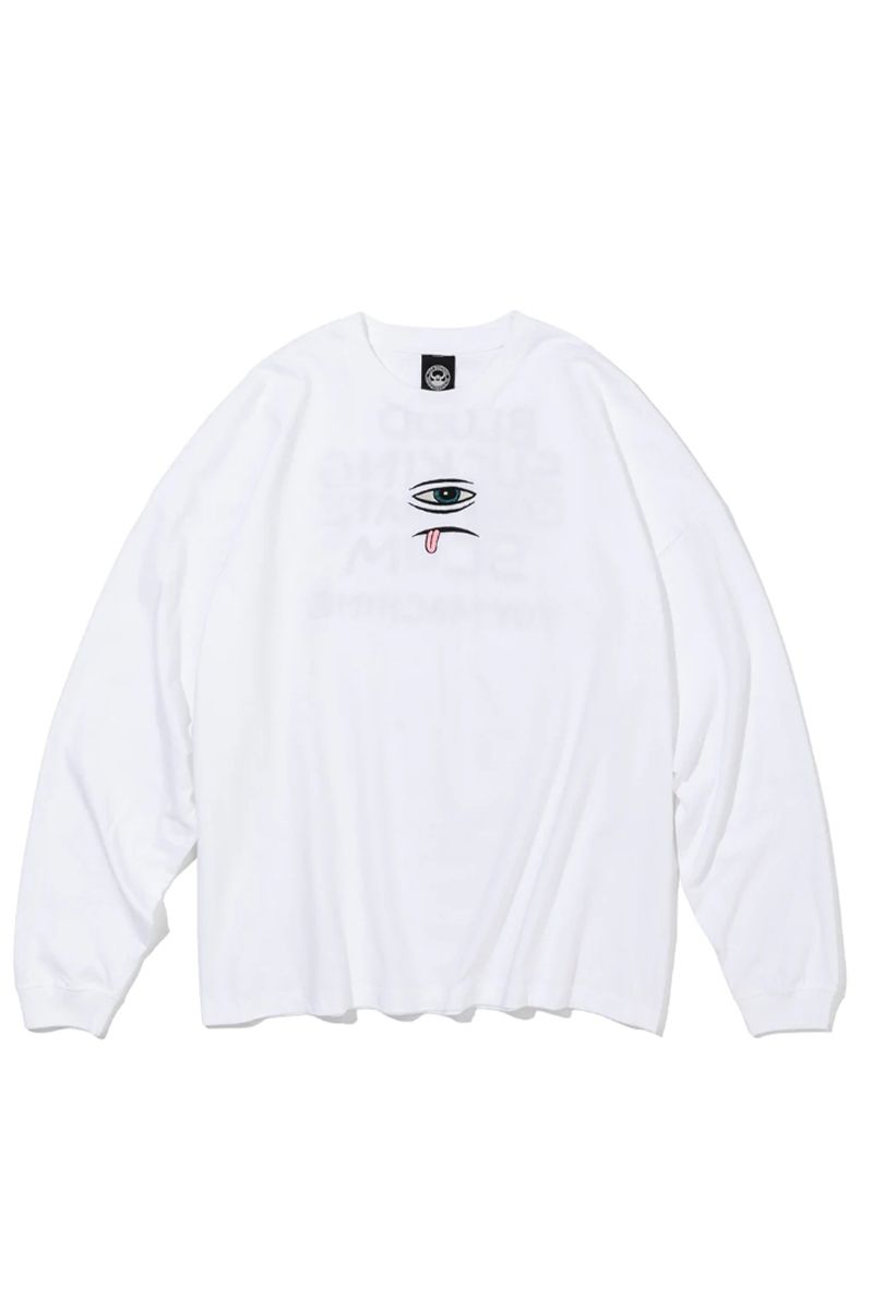 TOY MACHINE (トイマシーン) SECT EYE EMBROIDERY LONG TEE WHITE