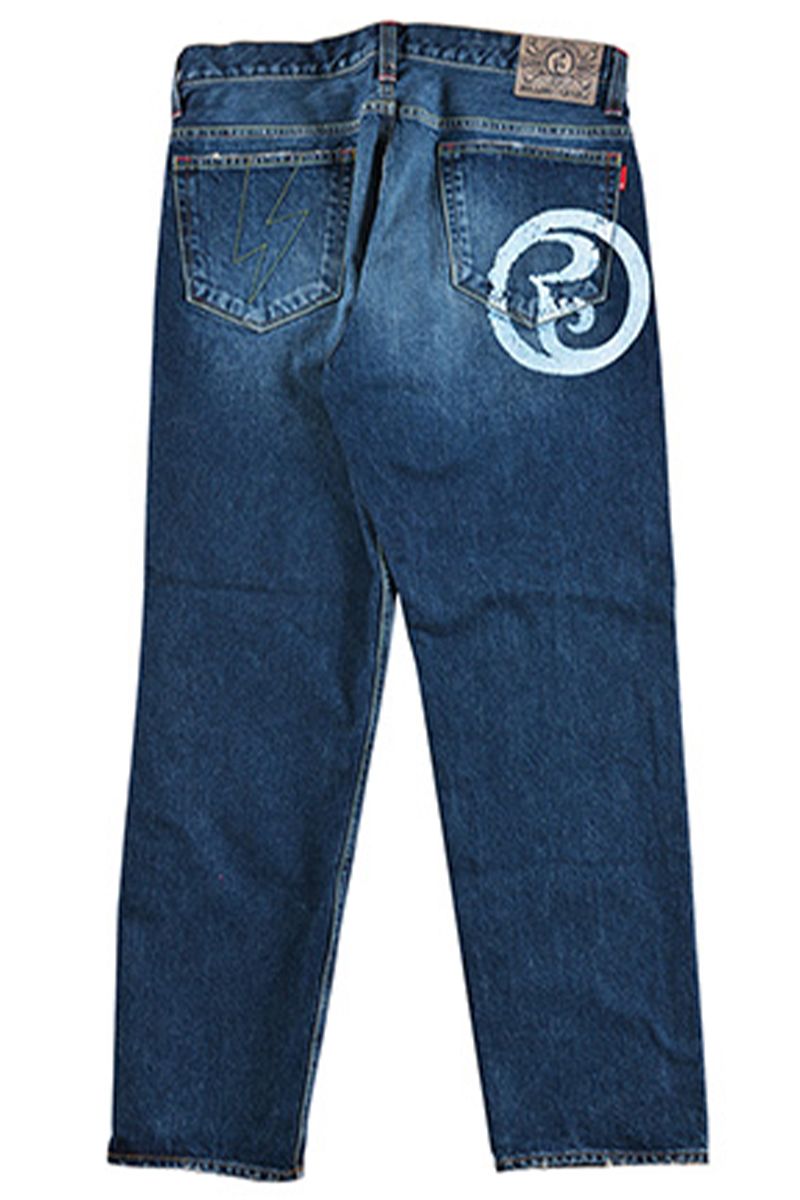 ROLLING CRADLE([ONCh) 2023 NEW YEAR THUNDER GATE BAGGY DENIM