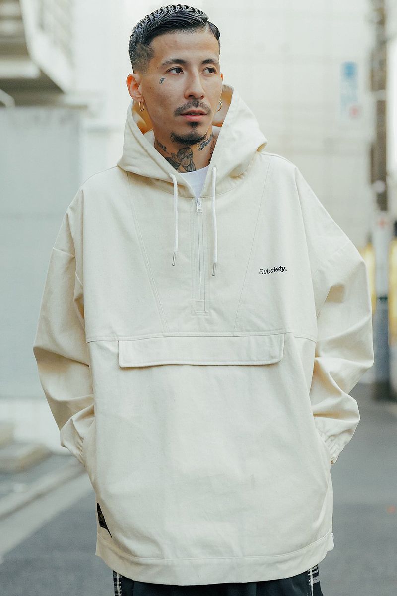 Subciety (TuTGeB) DUCK ANORAK OFF WHITE