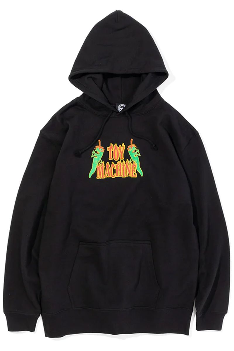 TOY MACHINE (トイマシーン) PEPPER SECT SWEAT PARKA BLACK