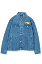 TOY MACHINE (トイマシーン) TOYMACHINE VACCINE DENIM JACKET L.BLUE