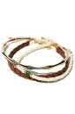 glamb (O)GB0223/AC25 : Trio Bracelet / gIuXbg - White