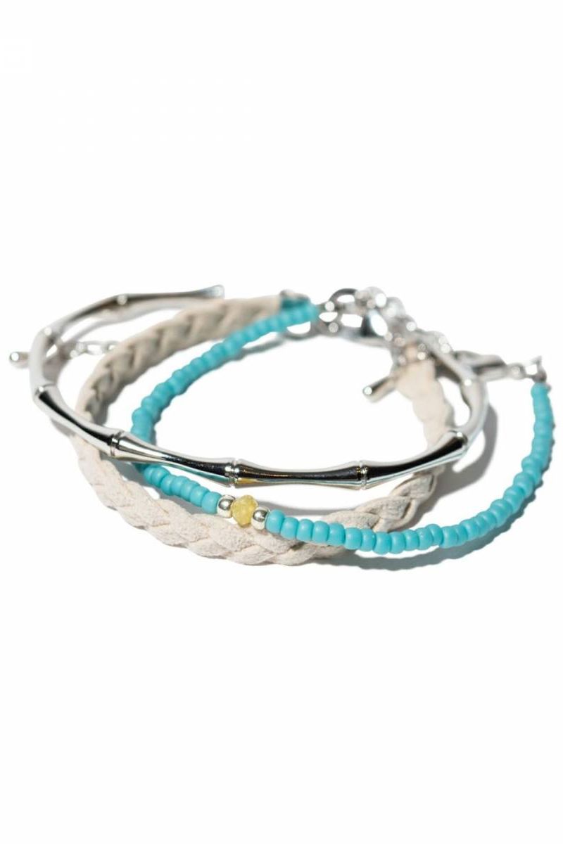 楽天GEKIROCK CLOTHINGglamb （グラム）GB0223/AC25 : Trio Bracelet / トリオブレスレット - Blue