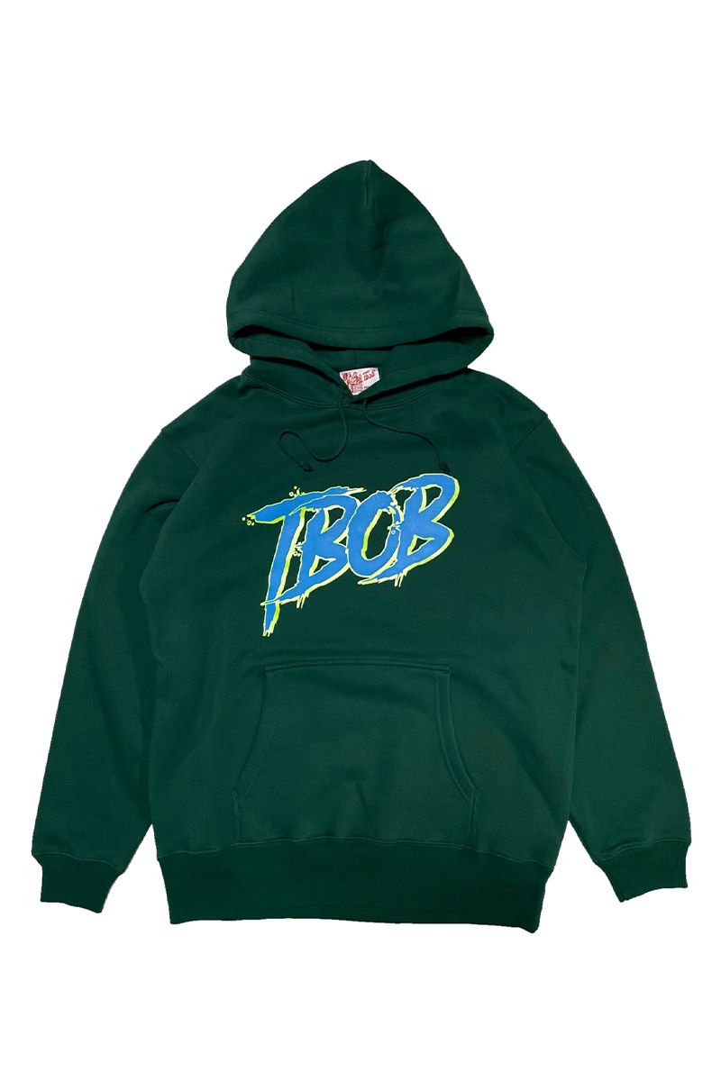 TheBackOfBoys(UobNIu{[CY) TBOB Logo Pullover Hoodie GREEN