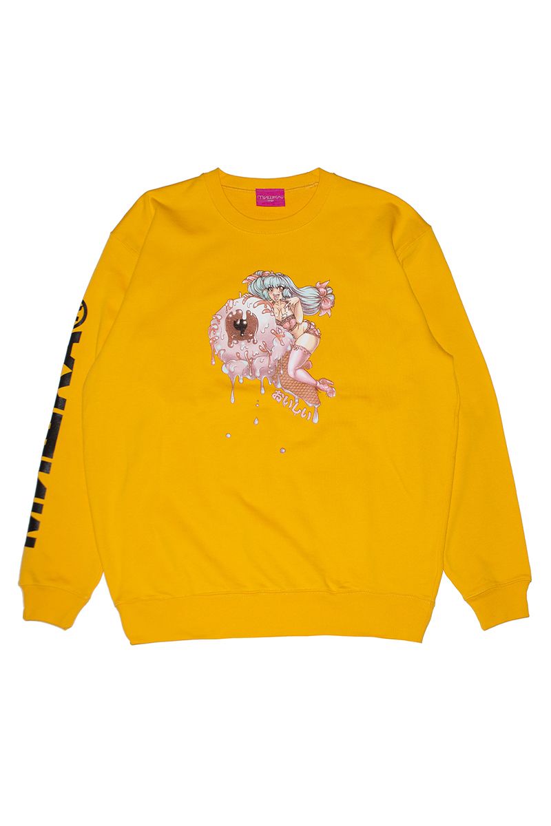 MISHKA (~VJ) CREAMY CREWNECK SWEAT MIJCR-0 1GOLD