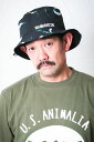 ANIMALIA (アニマリア) SWAGGER BACKET HAT- SKUNK　BLACK