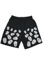GoneR(ゴナー) GR36PT001 Mexican Skull Shorts Pants Black