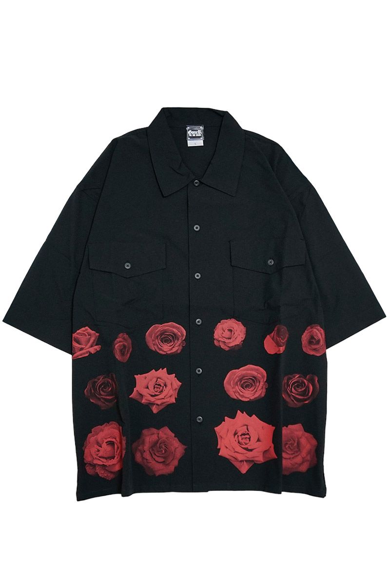 GoneR(Si[) GR36SH002 Rose Shirts Black