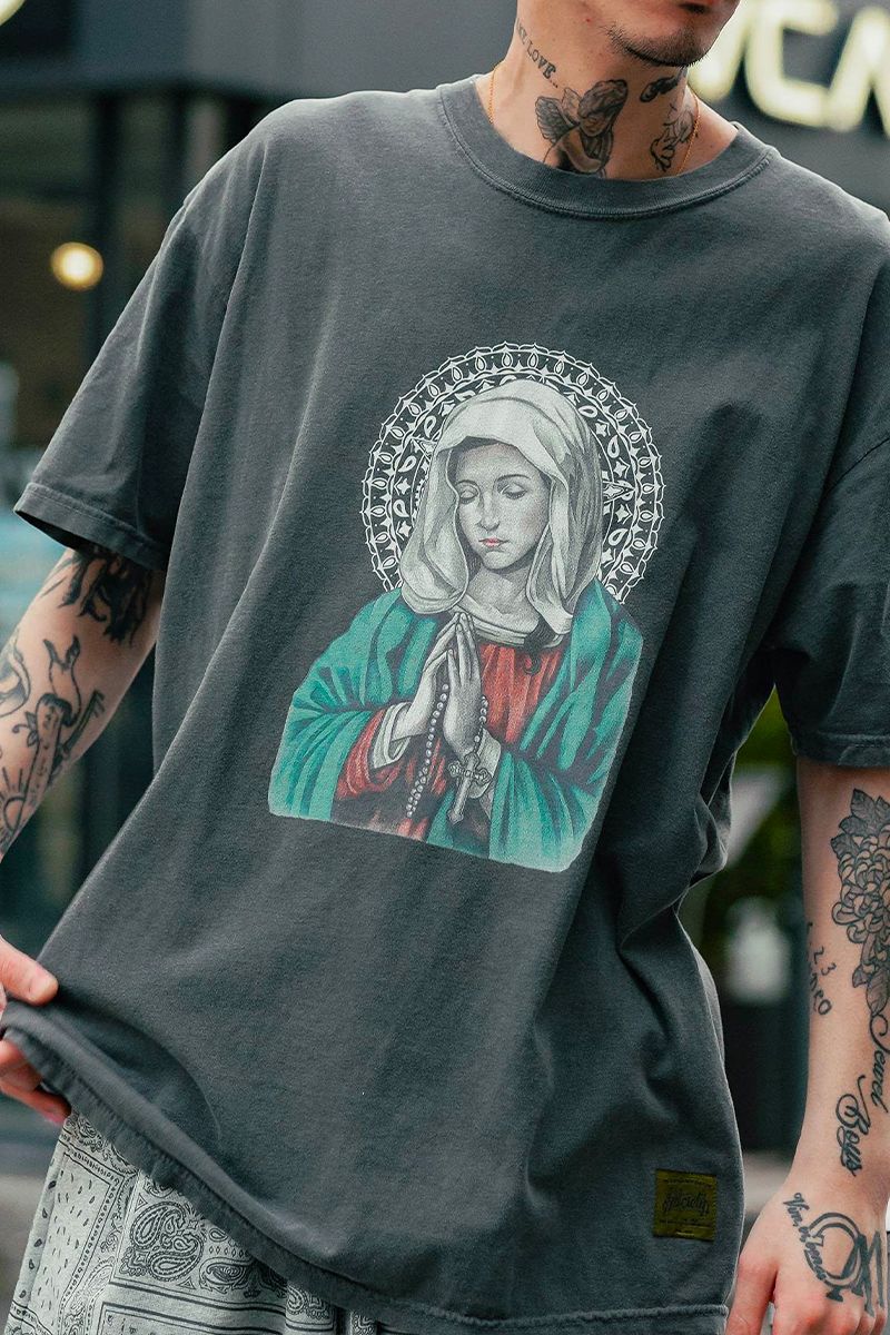 Subciety (TuTGeB) PRAYING MARIA TEE BLACK