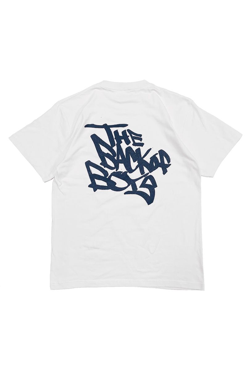 TheBackOfBoys(UobNIu{[CY) CITY GRAFFITI TEE WHITE