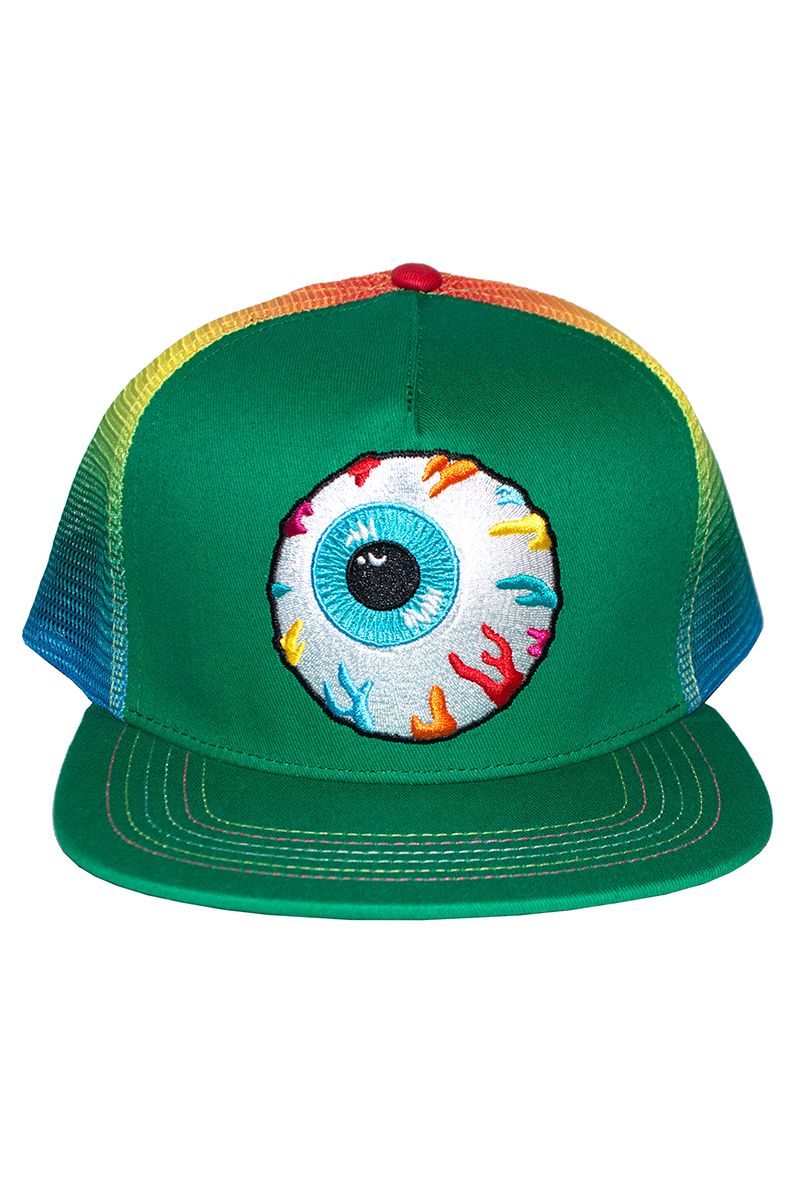 MISHKA (~VJ) RAINBOW KEEP WATCH TRUCKER CAP