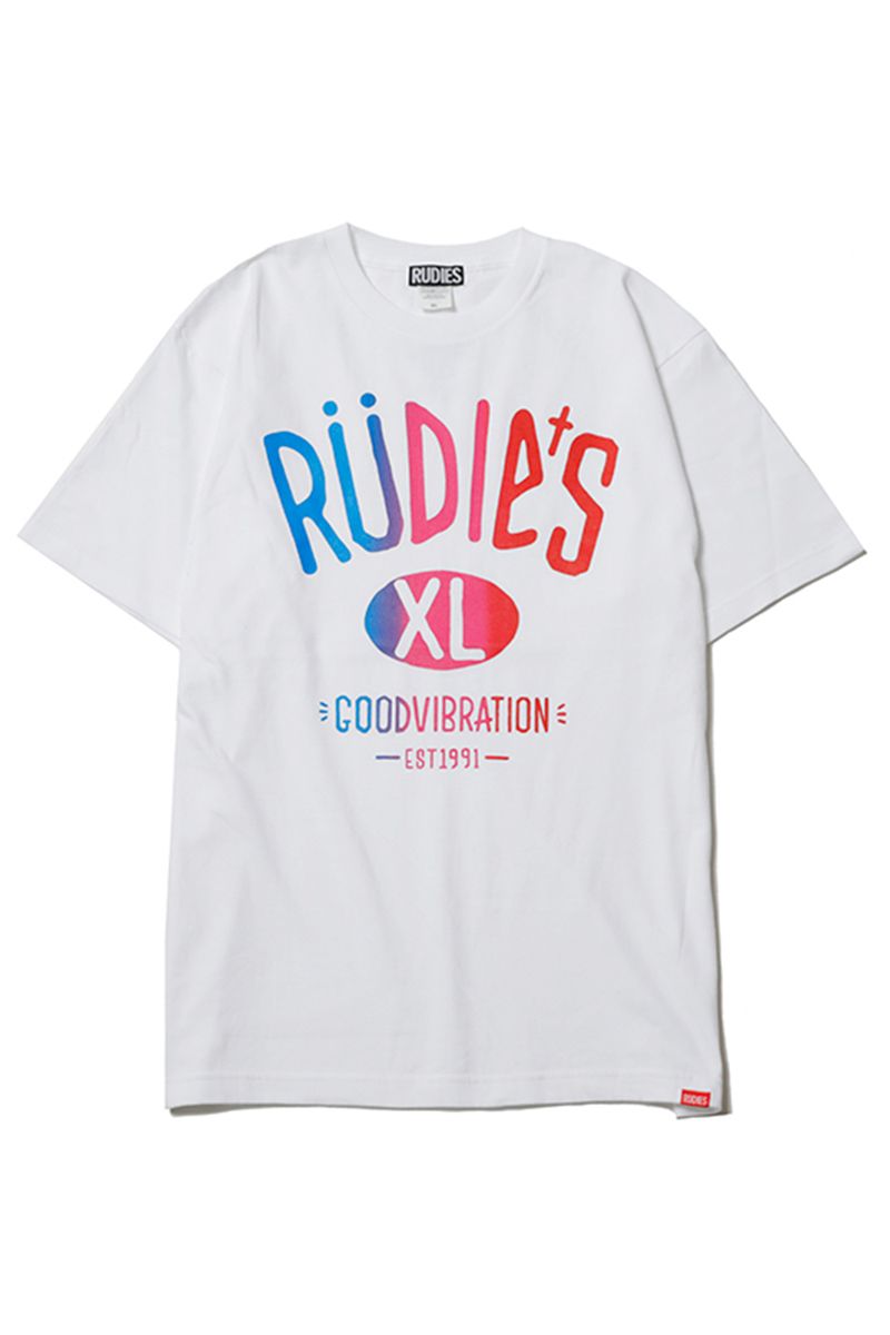 RUDIE'S (ルーディーズ) EXTRA DRAWING-T WHITE