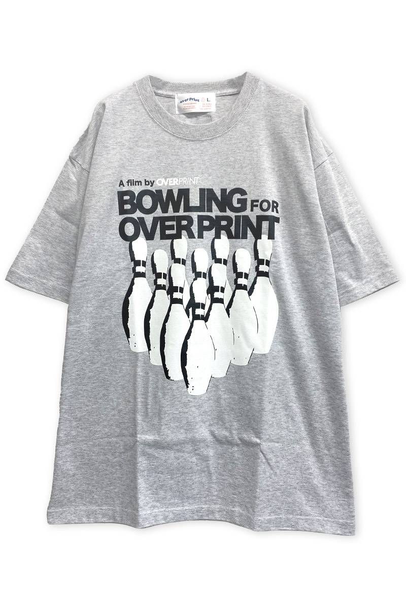 over print (I[o[vg) BOWLING Tee (ash gray)