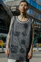 Subciety (サブサエティ) PAISLEY GAME SHIRT BLACK