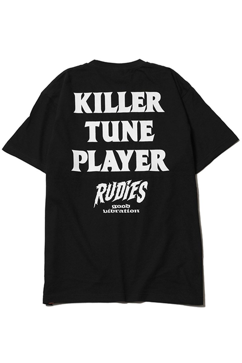 RUDIE'S (ルーディーズ) KILLER TUNE PLAYER-T BLACK