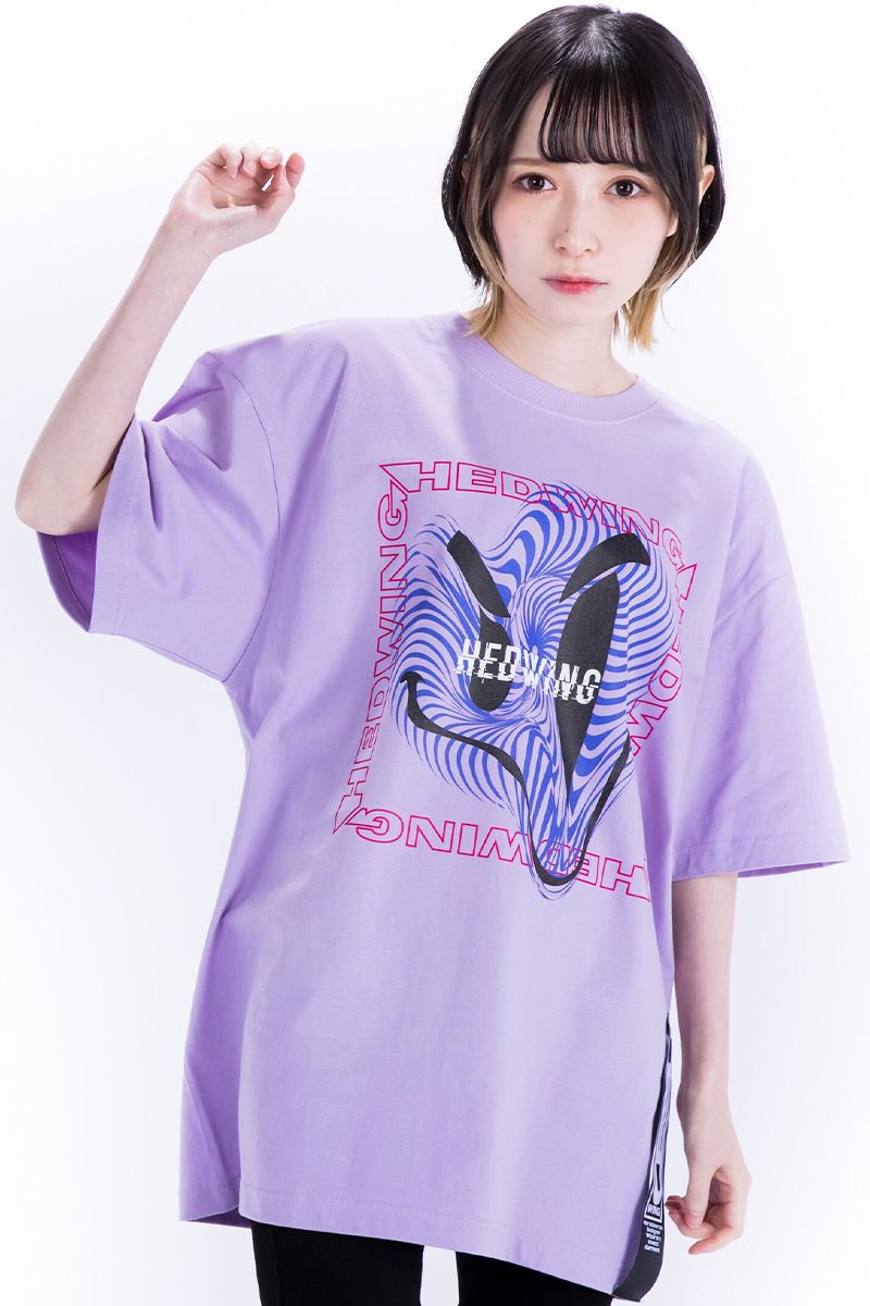 HEDWiNG (whEBO) Chaos Smile T-Shirt LAVENDER