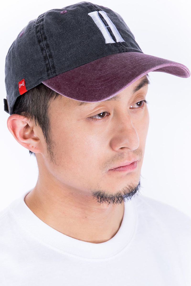 HEDWiNG (ヘドウィグ) Two Tone Ball Cap BLACKxBURGUNDY