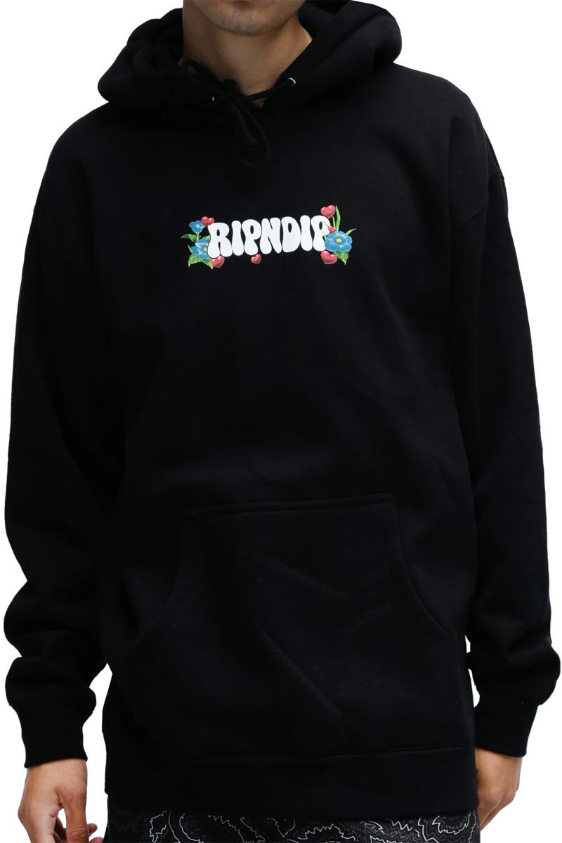 RIPNDIP (åץǥå) Peace Love RIPNDIP Hoodie BLACK