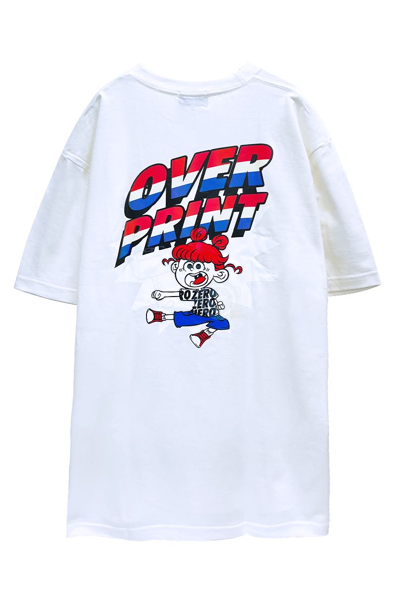 over print (I[o[vg) CAPTAIN Tee WHITE