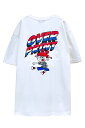 over print (オーバープリント) CAPTAIN Tee WHITE