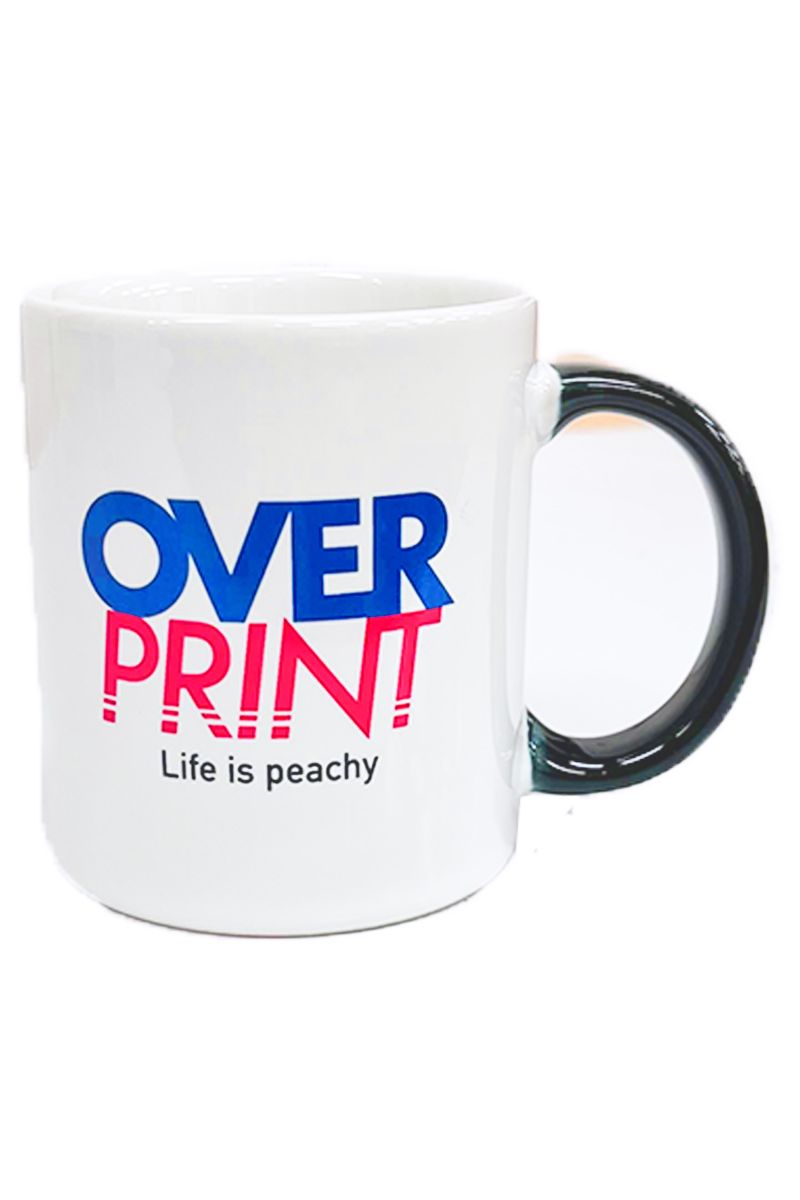 over print (I[o[vg) Mug