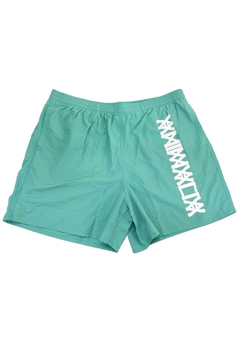 ANIMALIA (Aj}A) EASY NYLON SHORTS OCEAN GREEN