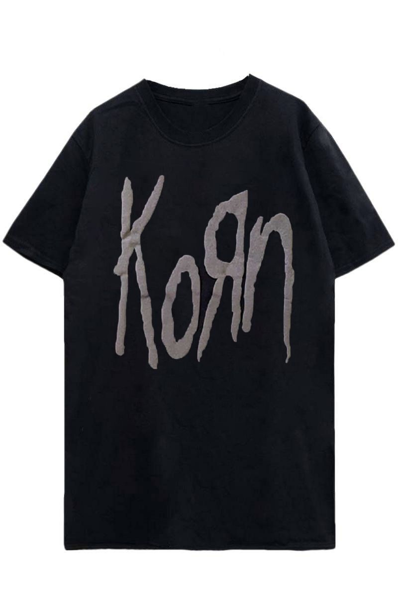 KORN UNISEX HI-BUILD T-SHIRT: LOGO