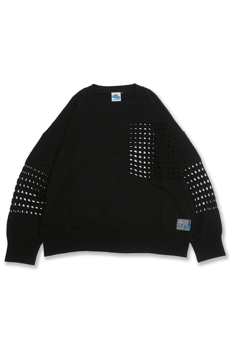 SLEEPING TABLET(スリーピング・タブレット) VOID [ COTTON KNIT SWEATER ] BLACK