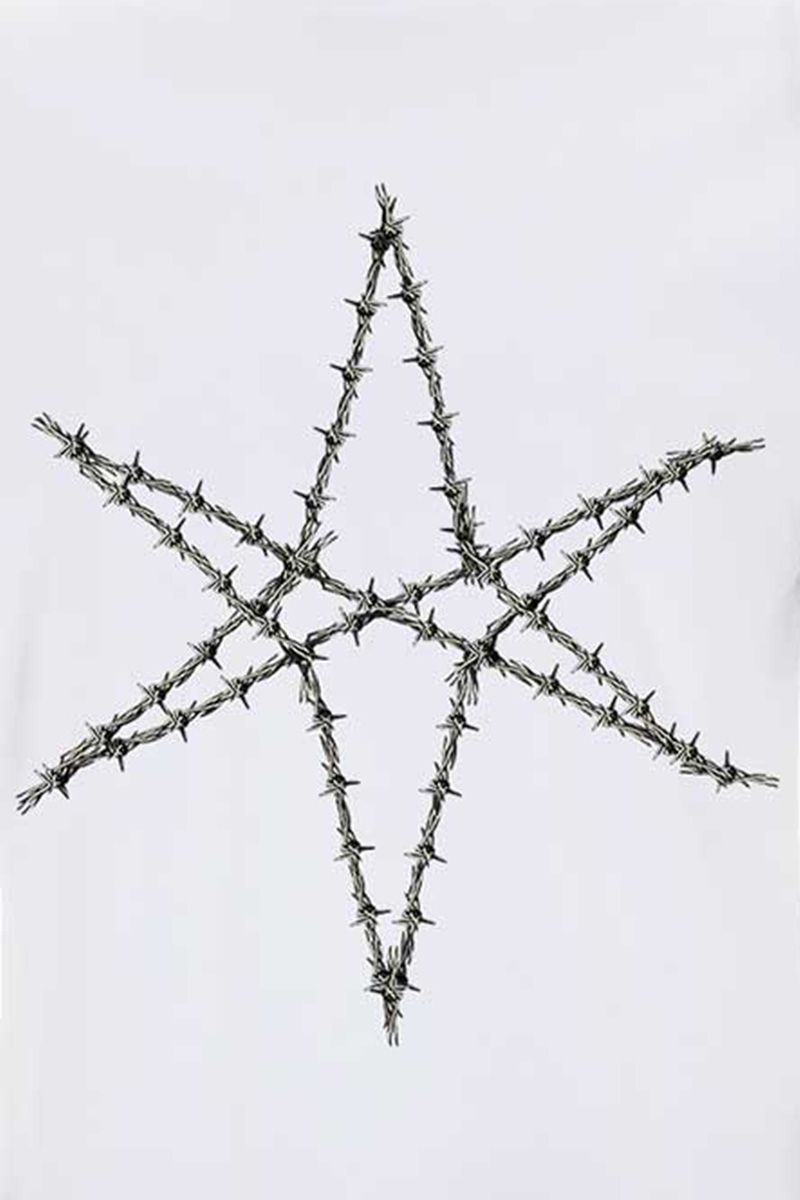 BRING ME THE HORIZON UNISEX T-SHIRT: BARBED WIRE (BACK PRINT)