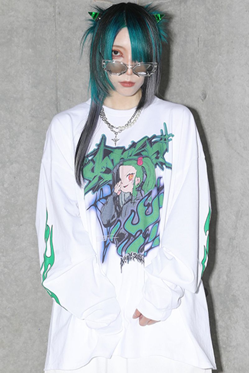 DI:VISION (ディヴィジョン) DIVI LS Tee WHITE