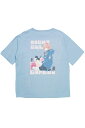 FACT101(ファクト・イチマルイチ) 『夜更かしゲーミャー』 ビッグシルエットTシャツ BLUE