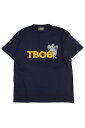 TheBackOfBoys(ザバックオブボーイズ)　CHEESE&MOUSE TEE　NAVY