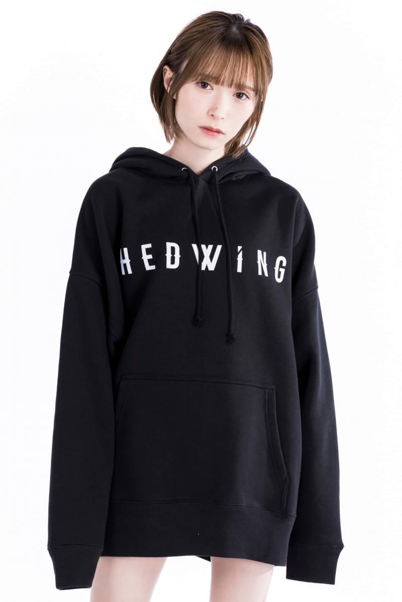 HEDWiNG(whEBO) Big Silhouette Logo Hoodie BLACK