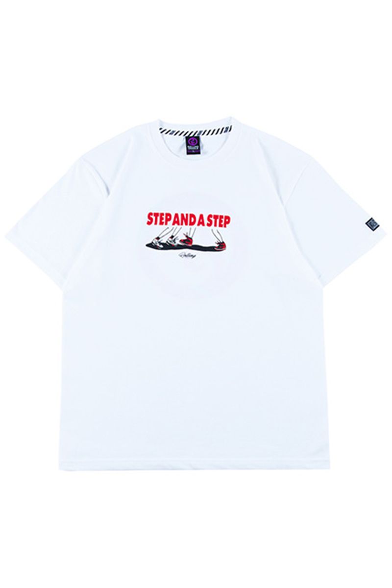 楽天GEKIROCK CLOTHINGROLLING CRADLE （ローリングクレイドル） Re:STEP TEE / WHITE