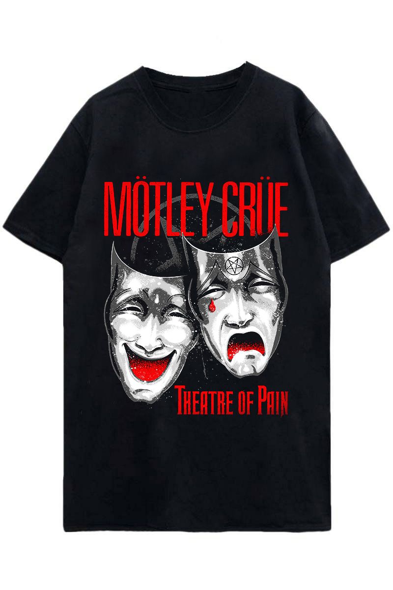 MOTLEY CRUE UNISEX T-SHIRT: THEATRE OF PAIN CRY?