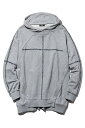 glamb (グラム) GB0323/CS10 : Cross Stitch Hoodie / クロスステッチフーディ Gray