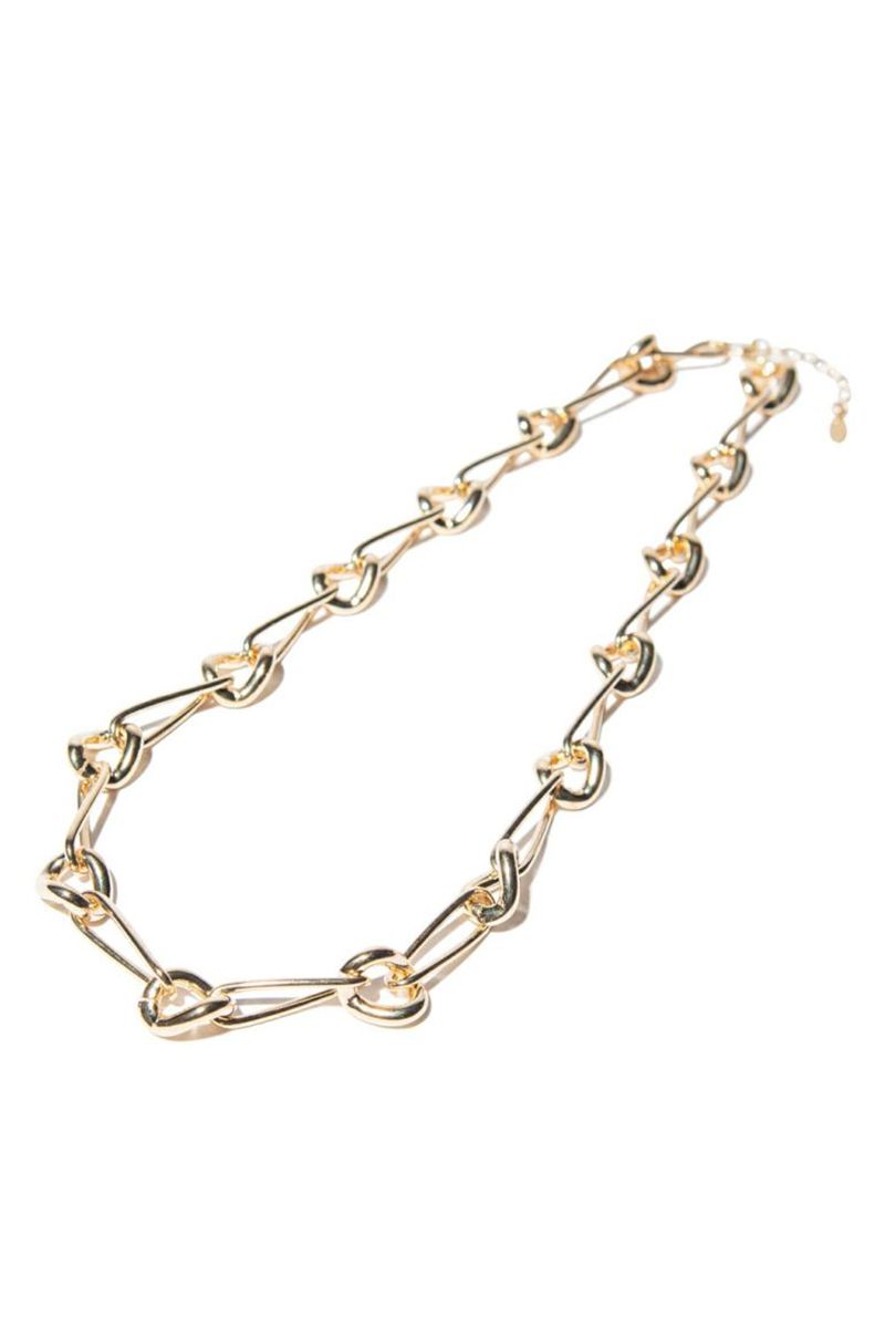 glamb (O) GB0323/AC12 : Pin Chain Necklace / s`F[lbNX Gold