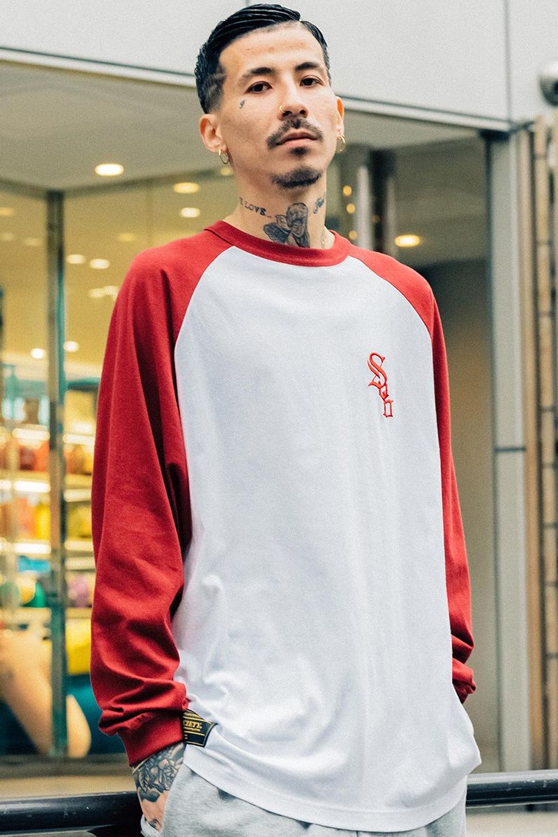 Subciety (TuTGeB) CROWD RAGLAN L/S BURGUNDY