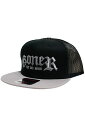 GoneR(ゴナー) GR37CP001 Flat Visor Mesh Cap Black/Grey