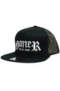 GoneR(ゴナー) GR37CP001 Flat Visor Mesh Cap Black/Black