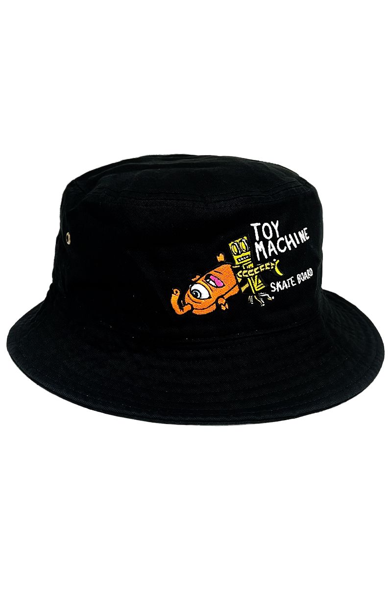 TOY MACHINE (トイマシーン) ROBOT&SECT EMBROIDERY TWILL HAT BLACK