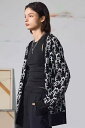 MISHKA (ミシカ) Jacquard Sweater Cardigan Black