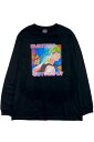 FACT101 (ファクトイチマルイチ) 『電気の蝶』ロングTシャツ BLACK