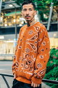 Subciety (サブサエティ) BANDANNA KNIT BROWN