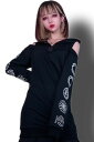 NieR (ニーア) HALF ZIP OFF-SHOULDER PARKA【SUN】