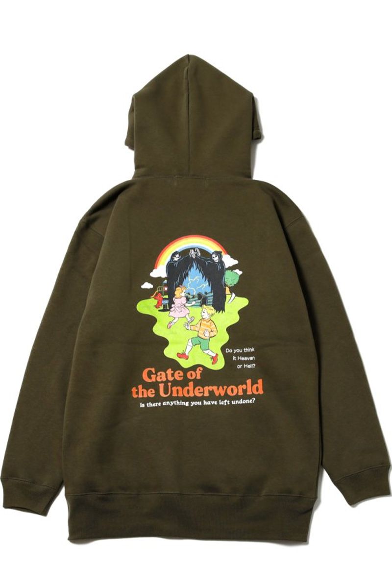 SABBAT13(TogT[eB[) PLAY SONG HOODIE OLIVE