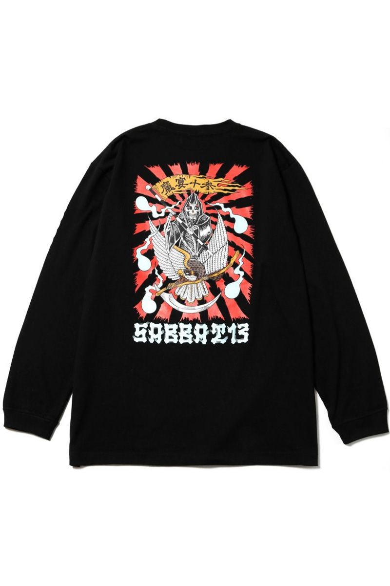 SABBAT13(TogT[eB[) DEATH HAWK L/S T BLACK