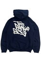 TheBackOfBoys(ザバックオブボーイズ) CITY GRAFFITI PULLOVER HOODIE NAVY