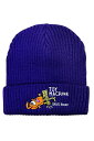 TOY MACHINE (gC}V[) ROBOT&SECT EMBROIDERY BEANIE PURPLE