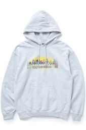 TOY MACHINE (トイマシーン) LAST SUPPER SWEAT PARKA ASH GRAY